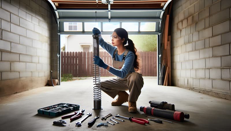 Garage Door Spring Repair service in West Simsbury