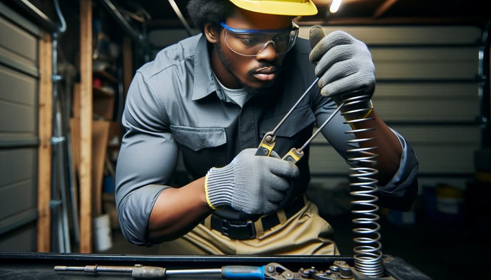 Our professional garage door repair process